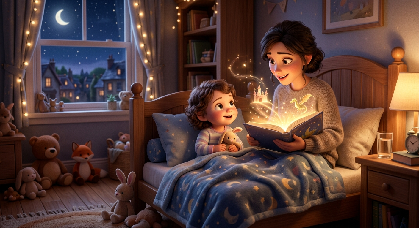 Sweet Dreams and Big Words: Why Bedtime Stories are a Toddler's Secret Superpower