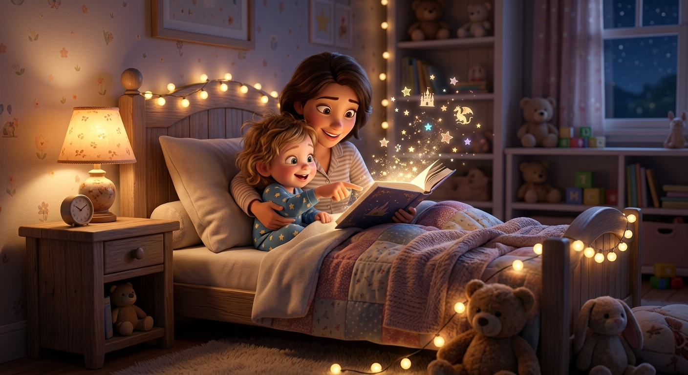 Tatlı Rüyalar ve Büyük Kelimeler: Uyku Öncesi Kitap Okumanın Büyüsü